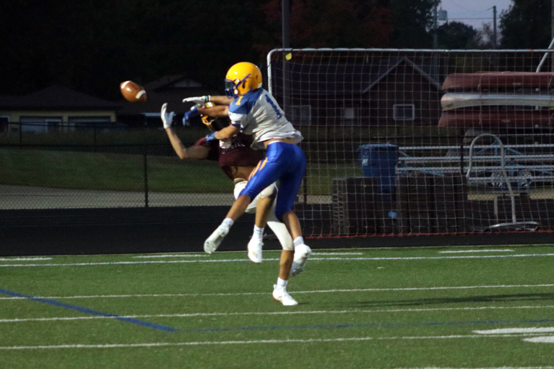 Rice Lake football scrimmage vs. Menomonie 9-18-20